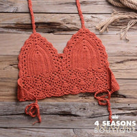 Korallenrotes Oberteil