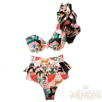 AZTEKISCHER BLUMENDRUCK