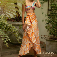 Orange Print (Bikini + Pareo)