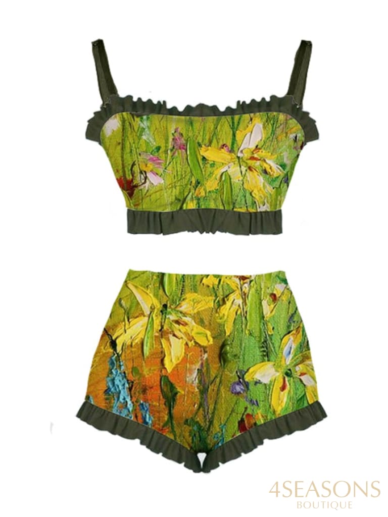 Biquíni Vintage + Pareô Grátis