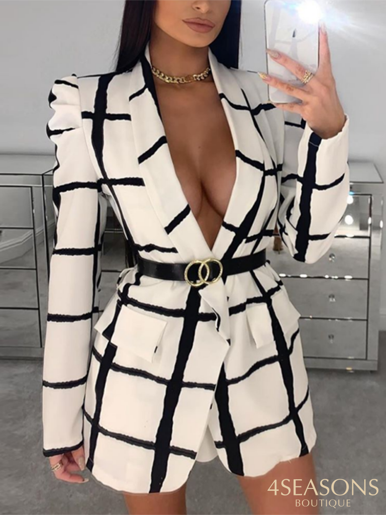 Blazer Magazine Branco / P