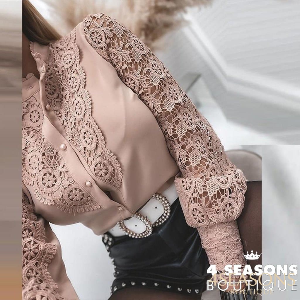 Camisa bordada Ayla - 4 Seasons Boutique