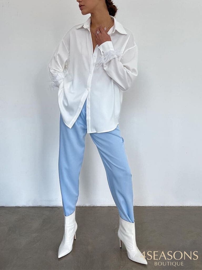 Camisa Cetim Manoela