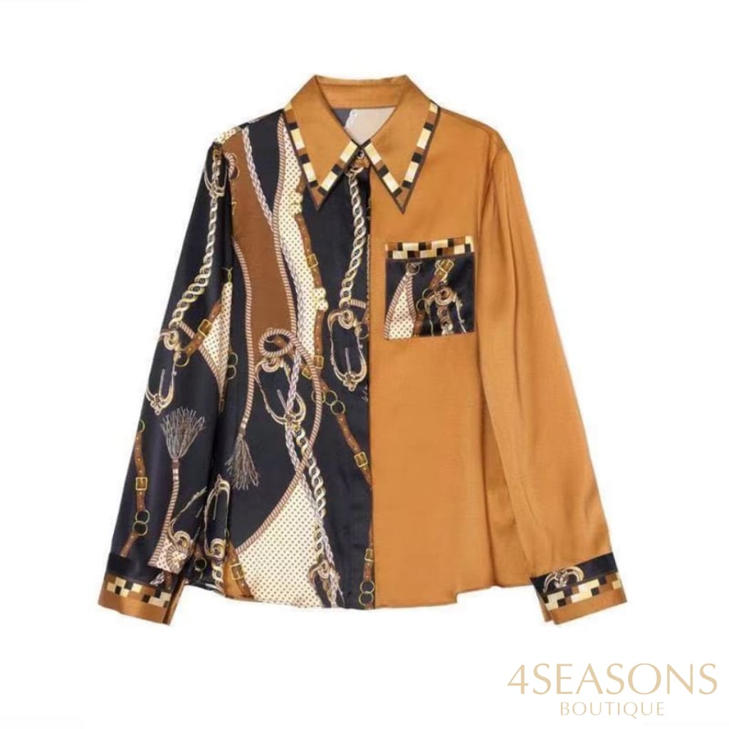 Camisa Chiffon Loure