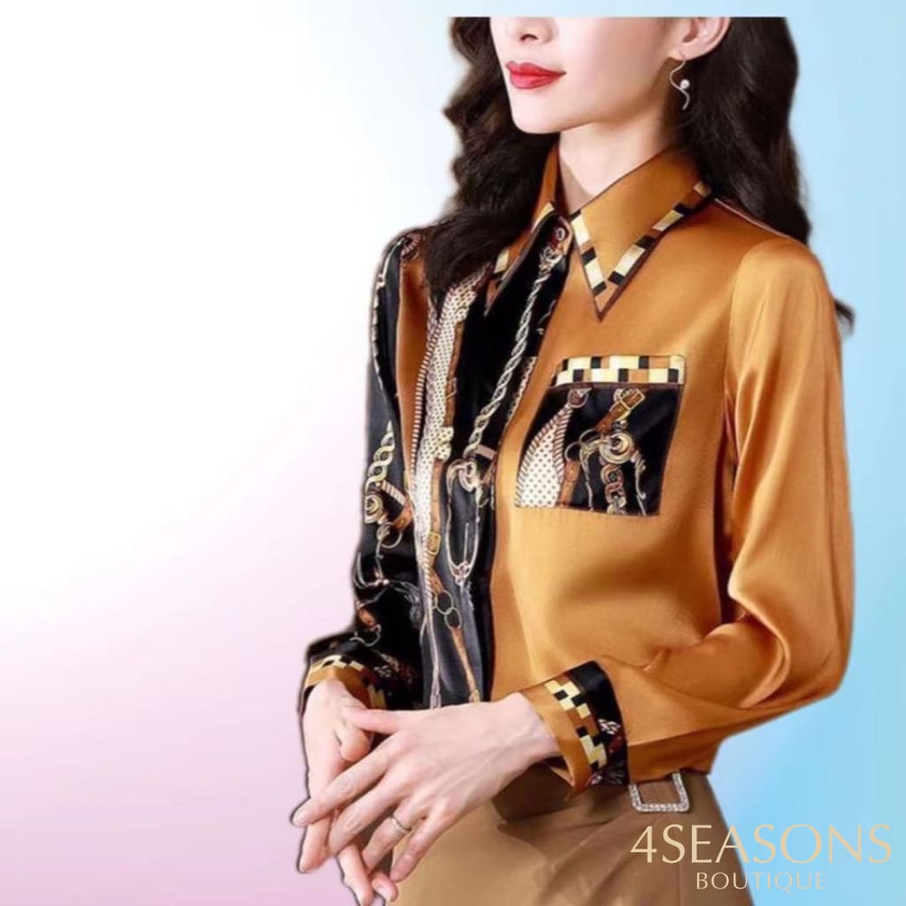 Camisa Chiffon Loure