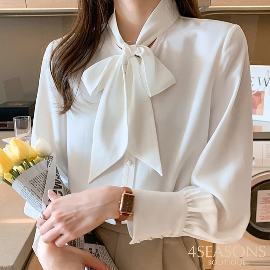 Camisa Leah Branca / P