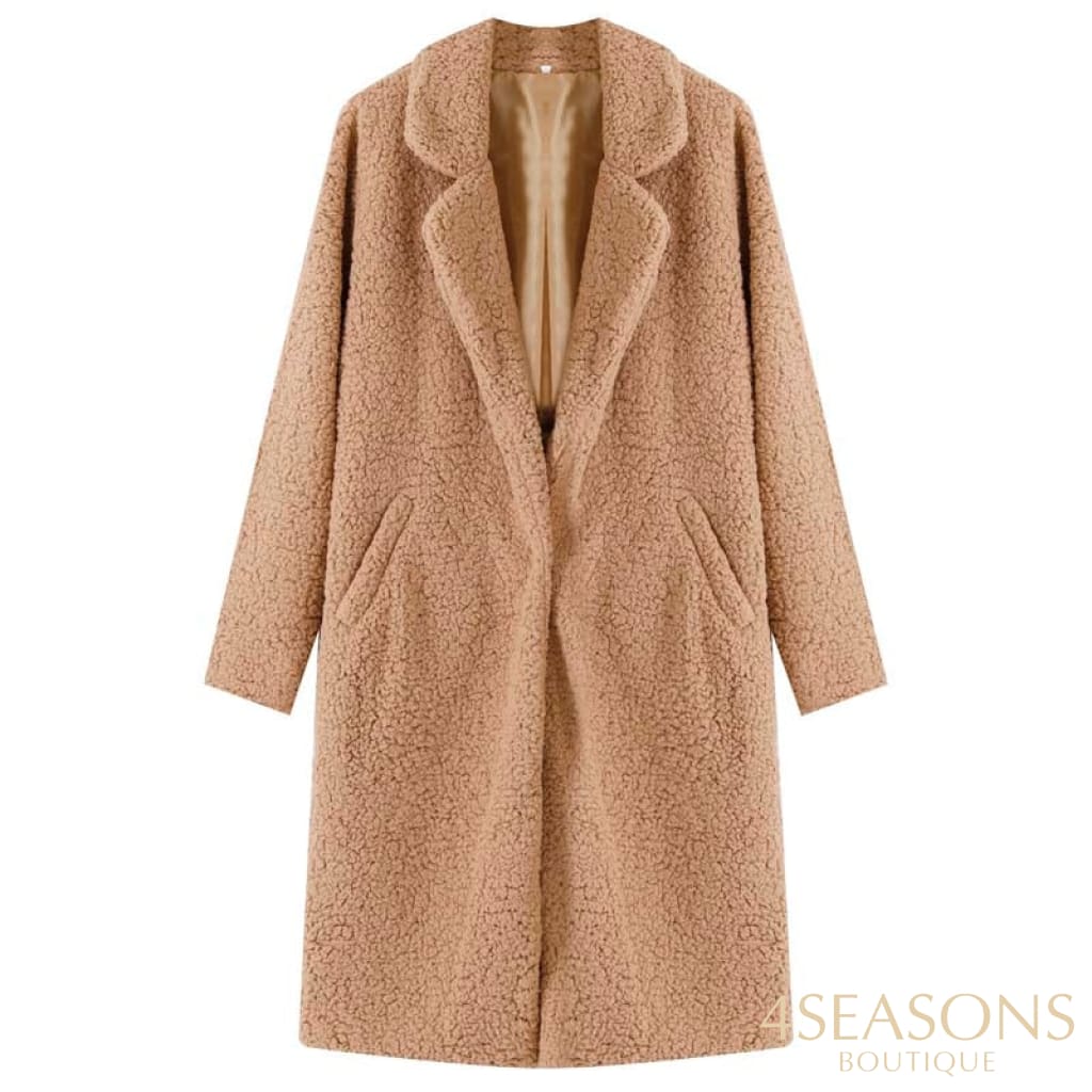 2022 Autumn Long Winter Coat Woman Faux Fur Women Warm Ladies Teddy Jacket Female Plush Outwear