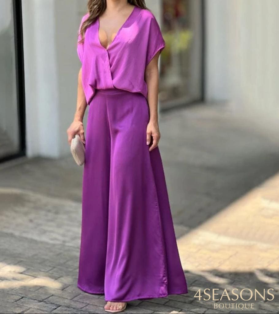 Conjunto Adalgisa Roxo / P
