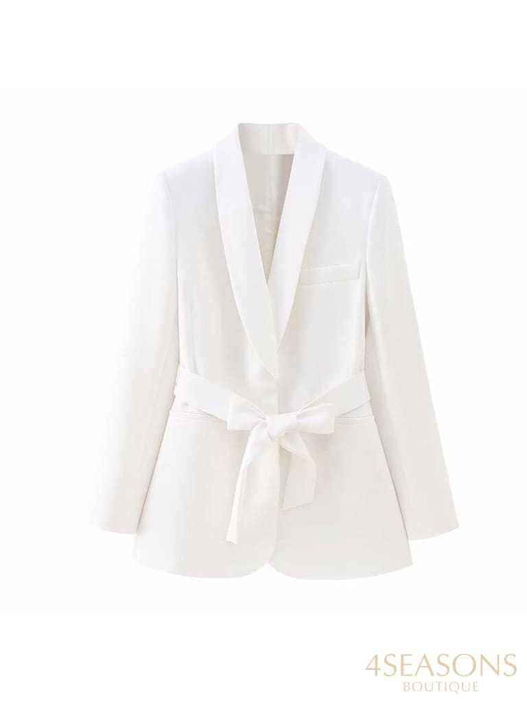 Conjunto Alfaiataria Téssya White-Blazer / Xs China