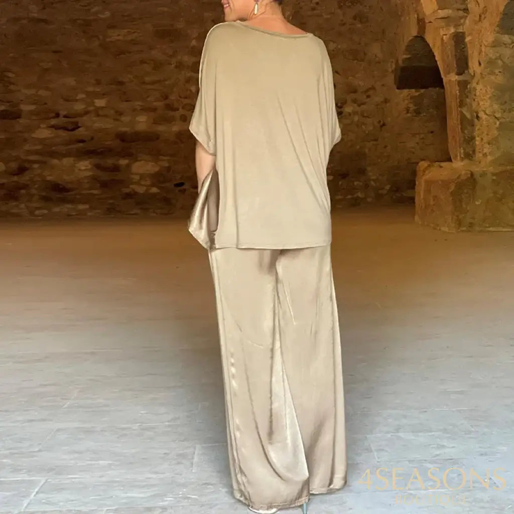 Wefads Two Piece Set Women Summer Casual Chic Printed V Neck Sleeveless Suspender Backless Lace Up