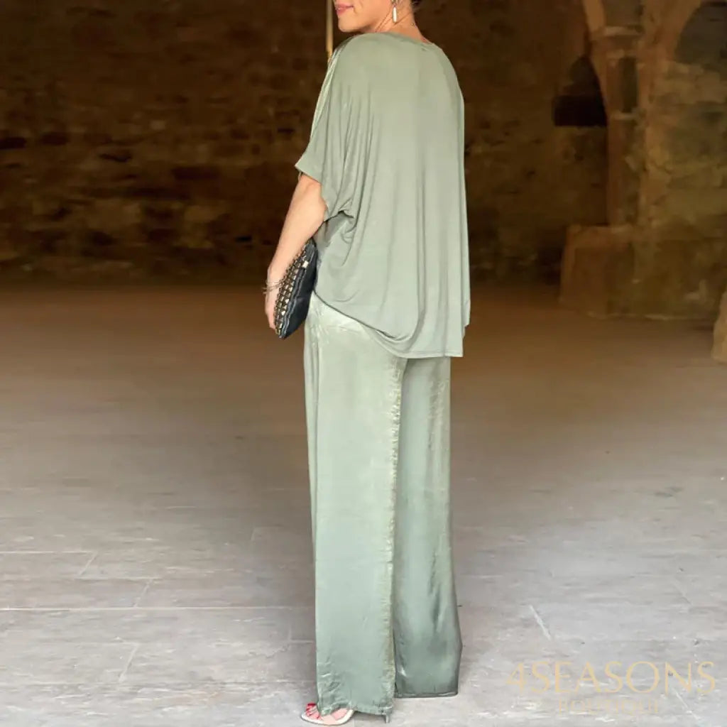 Wefads Two Piece Set Women Summer Casual Chic Printed V Neck Sleeveless Suspender Backless Lace Up