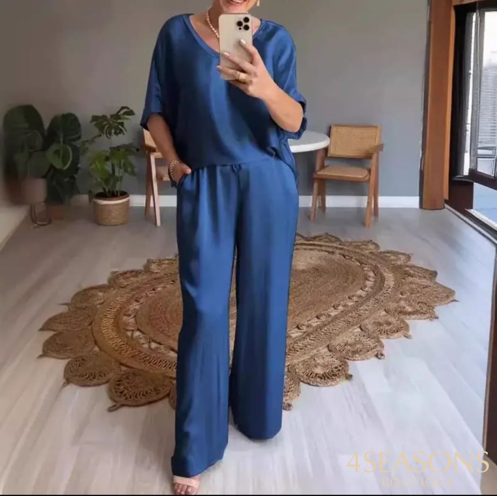 Wefads Two Piece Set Women Summer Casual Chic Printed V Neck Sleeveless Suspender Backless Lace Up