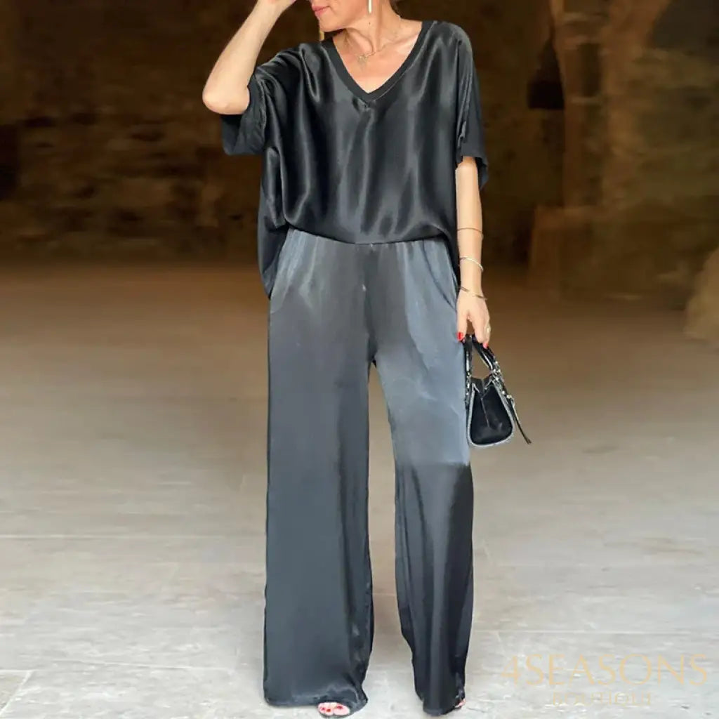 Wefads Two Piece Set Women Summer Casual Chic Printed V Neck Sleeveless Suspender Backless Lace Up