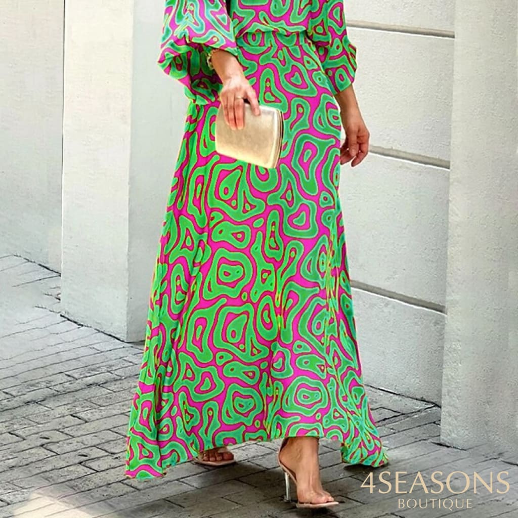 Conjunto Bel Menta E Rosa / P