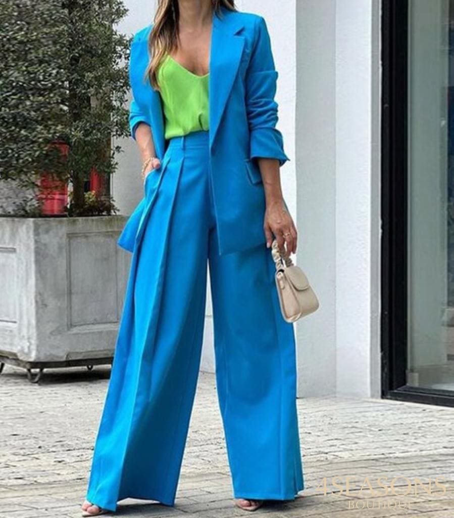 Conjunto Calça + Blazer Blue / S