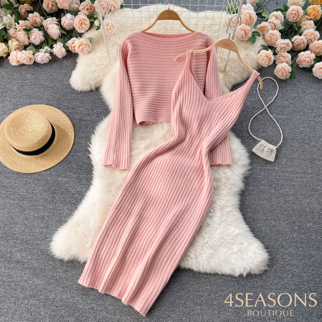 Conjunto Cascais Rosa / Tamanho Único