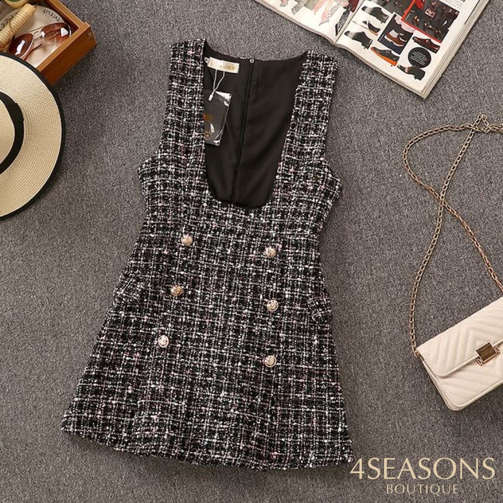 2021 Autumn Winter 2 Piece Set Overalls Dress Women Elegant Ruffles Chiffon Bow Shirt Top+Double