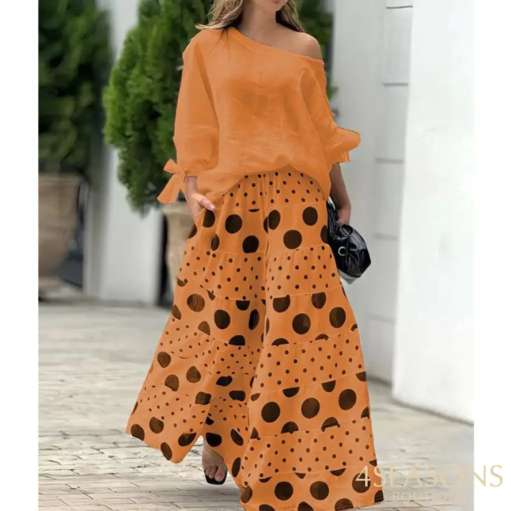 Conjunto Genebra Laranja / P