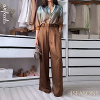 Braun mit Farbverlaufsdruck