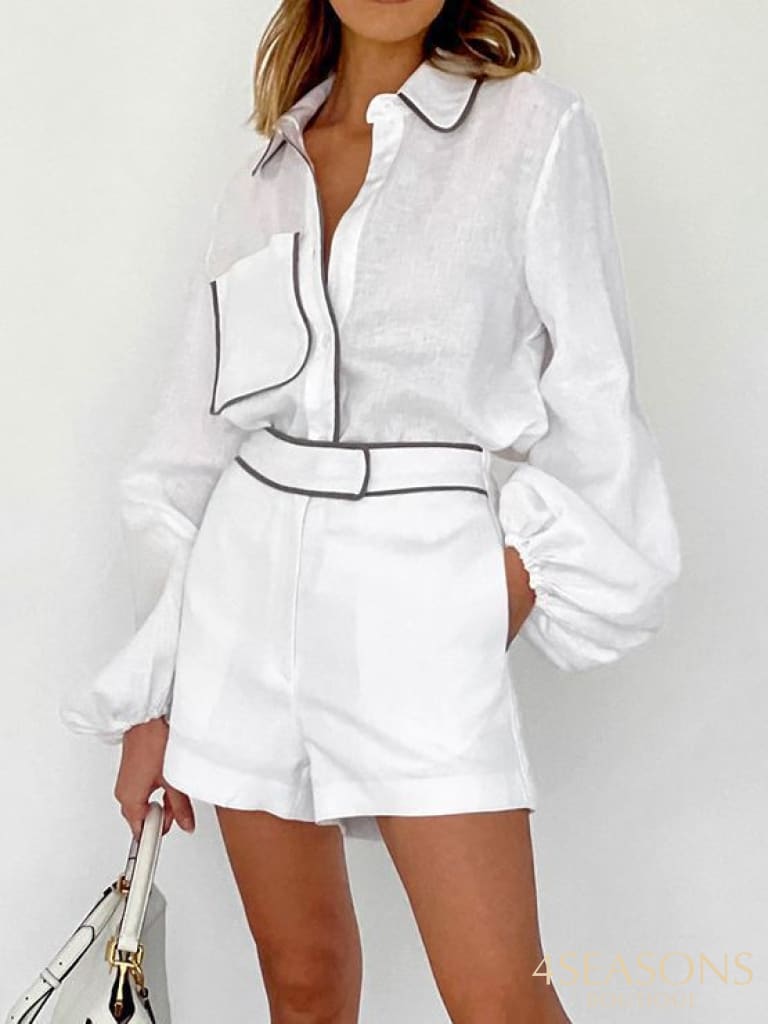 Conjunto Jastie Branco / P