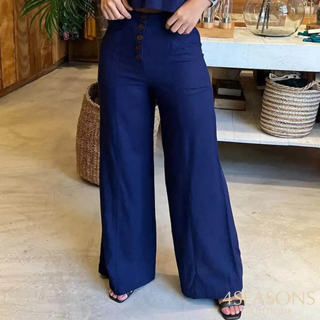 Wefads Two Piece Set Women Summer Casual Simple V Neck Solid Sleeveless Vest Pullover Top Loose