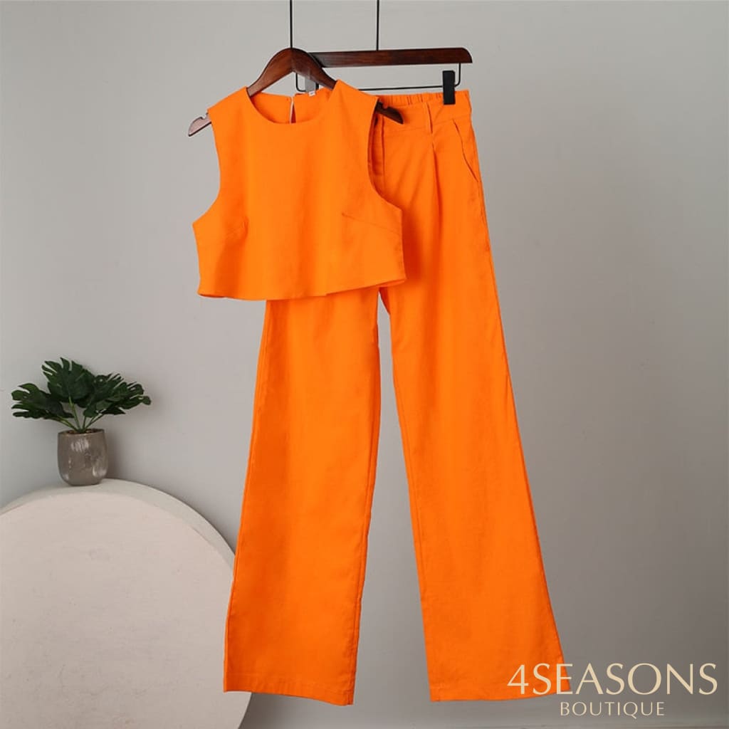 Conjunto Marthinez Laranja / P