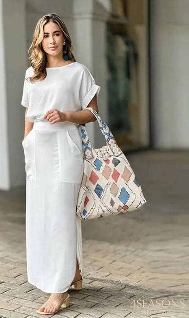 Conjunto Miridiã Branco / P