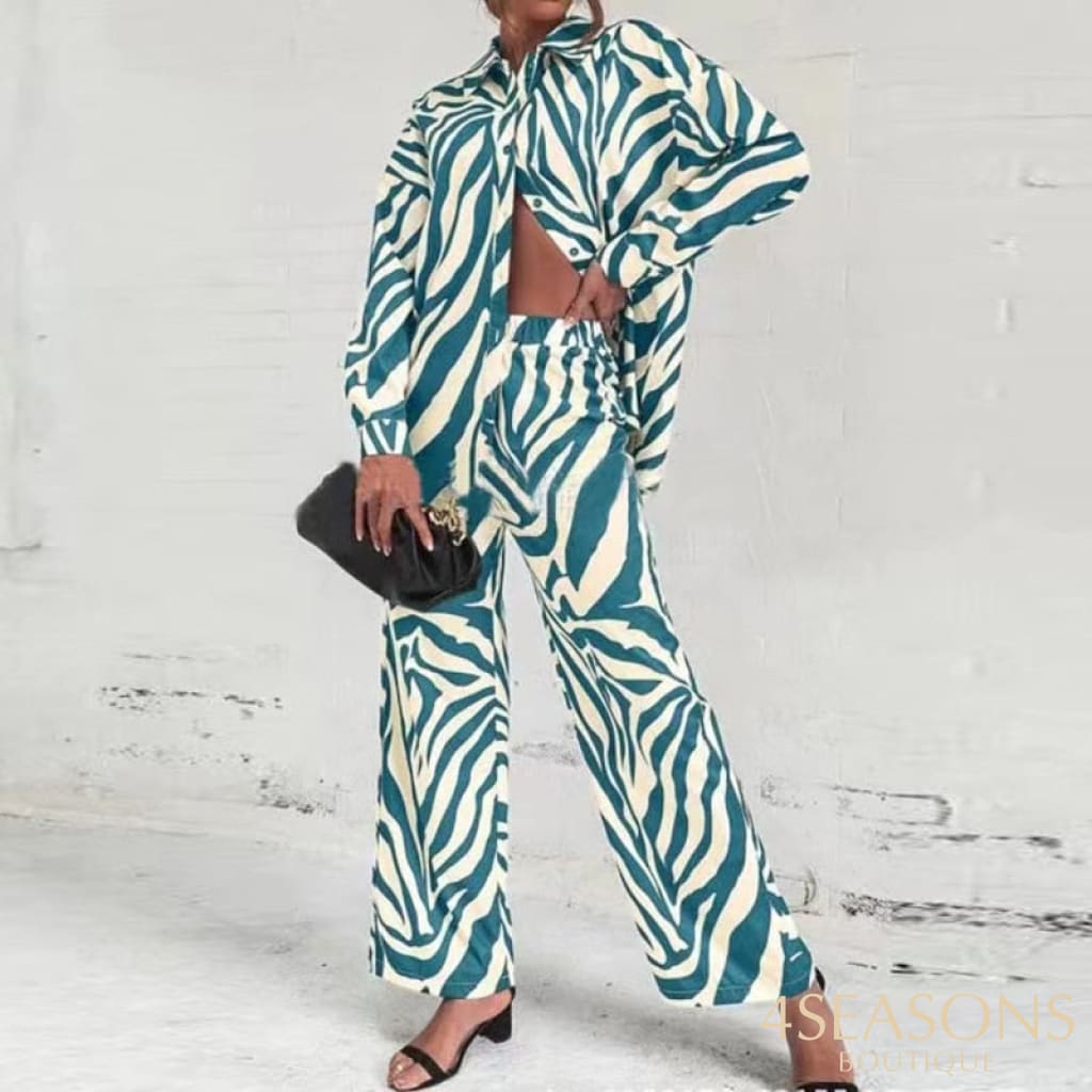 Women's Clothing Rompers Lapel Buttons Sexy Cardigan Shirt Long Sleeve Casual Loose Wide Legs