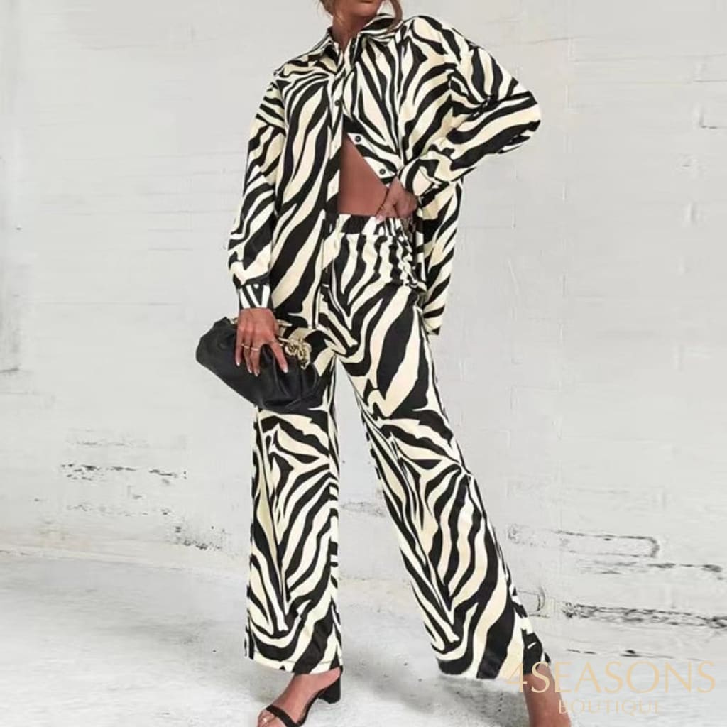 Women's Clothing Rompers Lapel Buttons Sexy Cardigan Shirt Long Sleeve Casual Loose Wide Legs