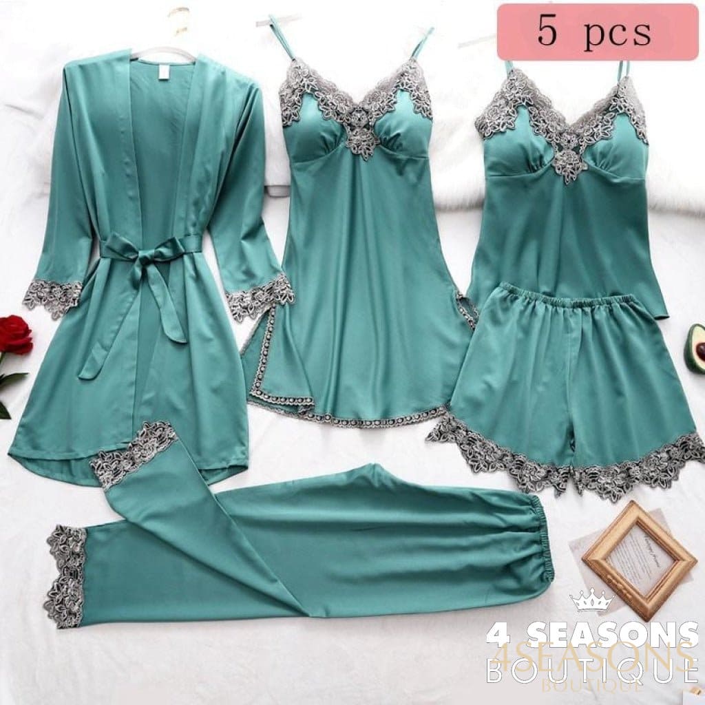 Conjunto Pijama 5 Peças Dubai - 4 Seasons Boutique