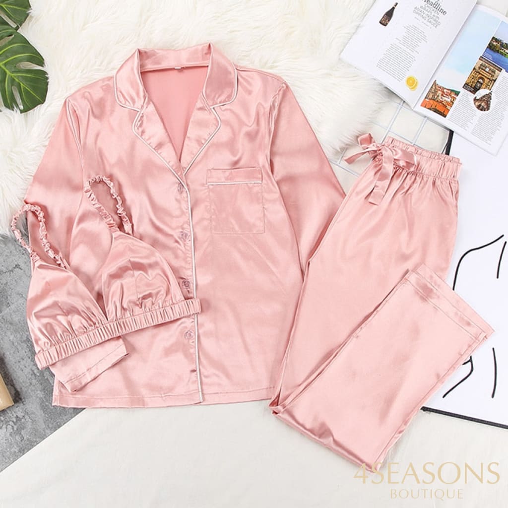 Conjunto Pijama Alexandria Rosa / P