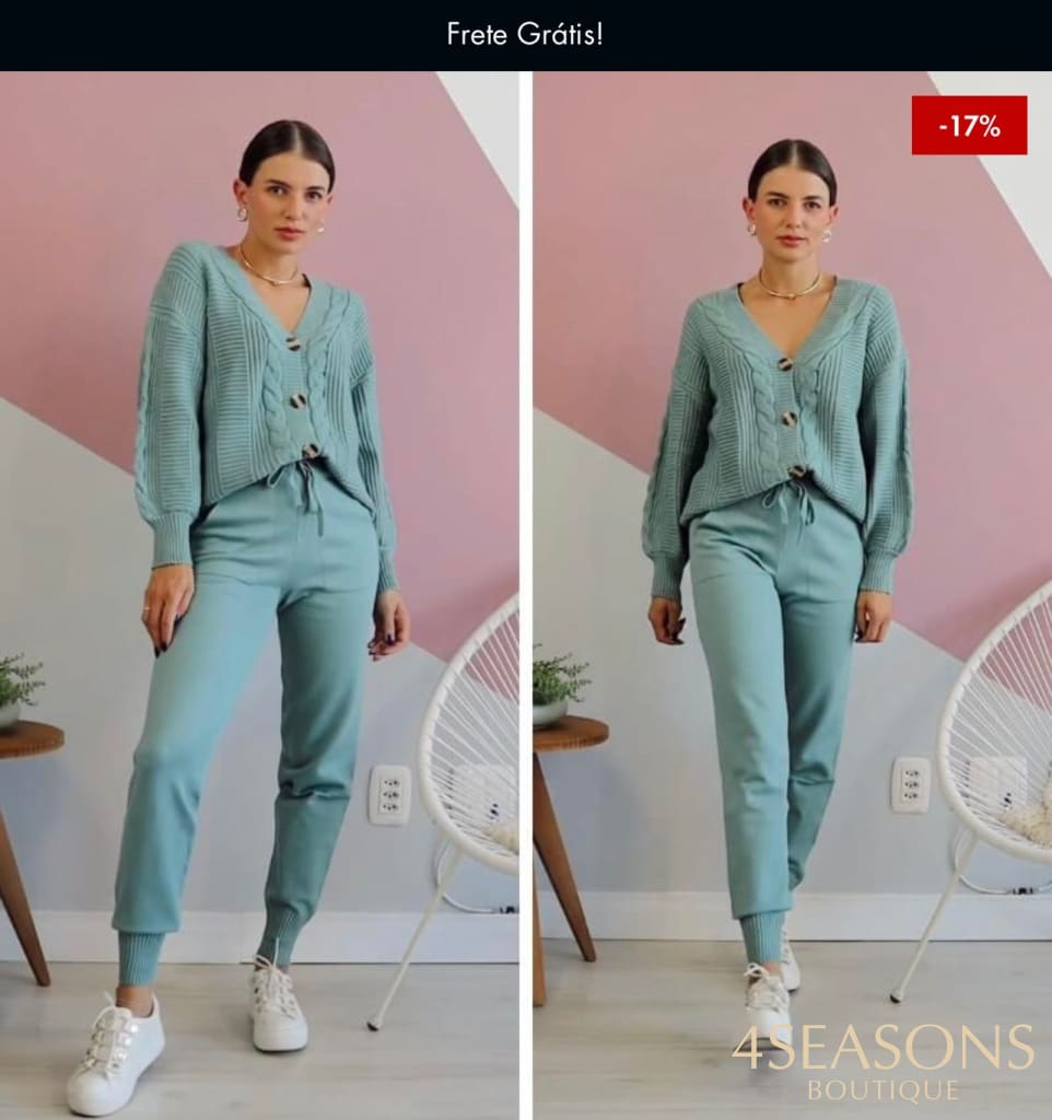 Conjunto Tricô Tânia