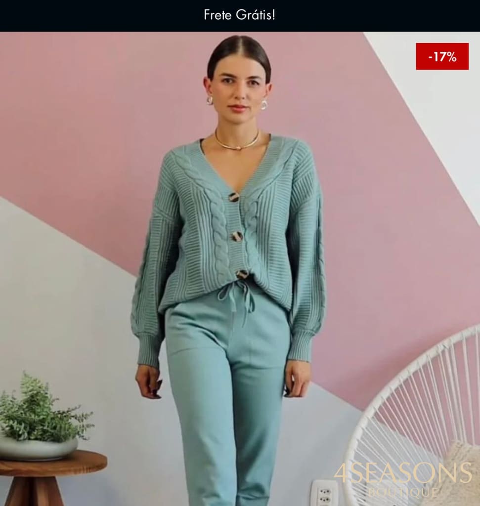 Conjunto Tricô Tânia