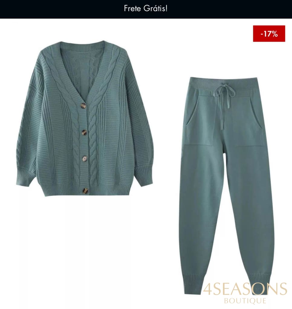 Conjunto Tricô Tânia