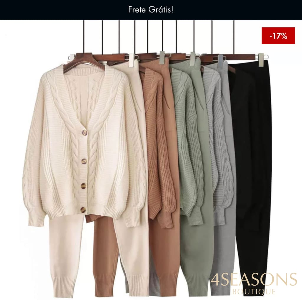 Conjunto Tricô Tânia