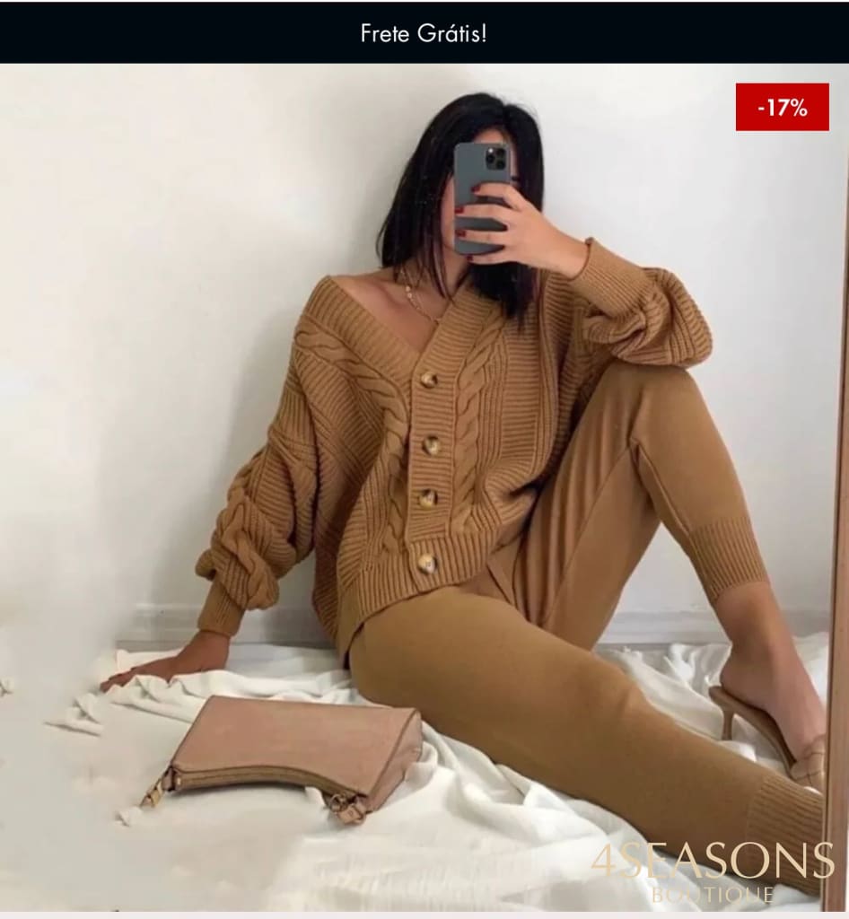 Conjunto Tricô Tânia