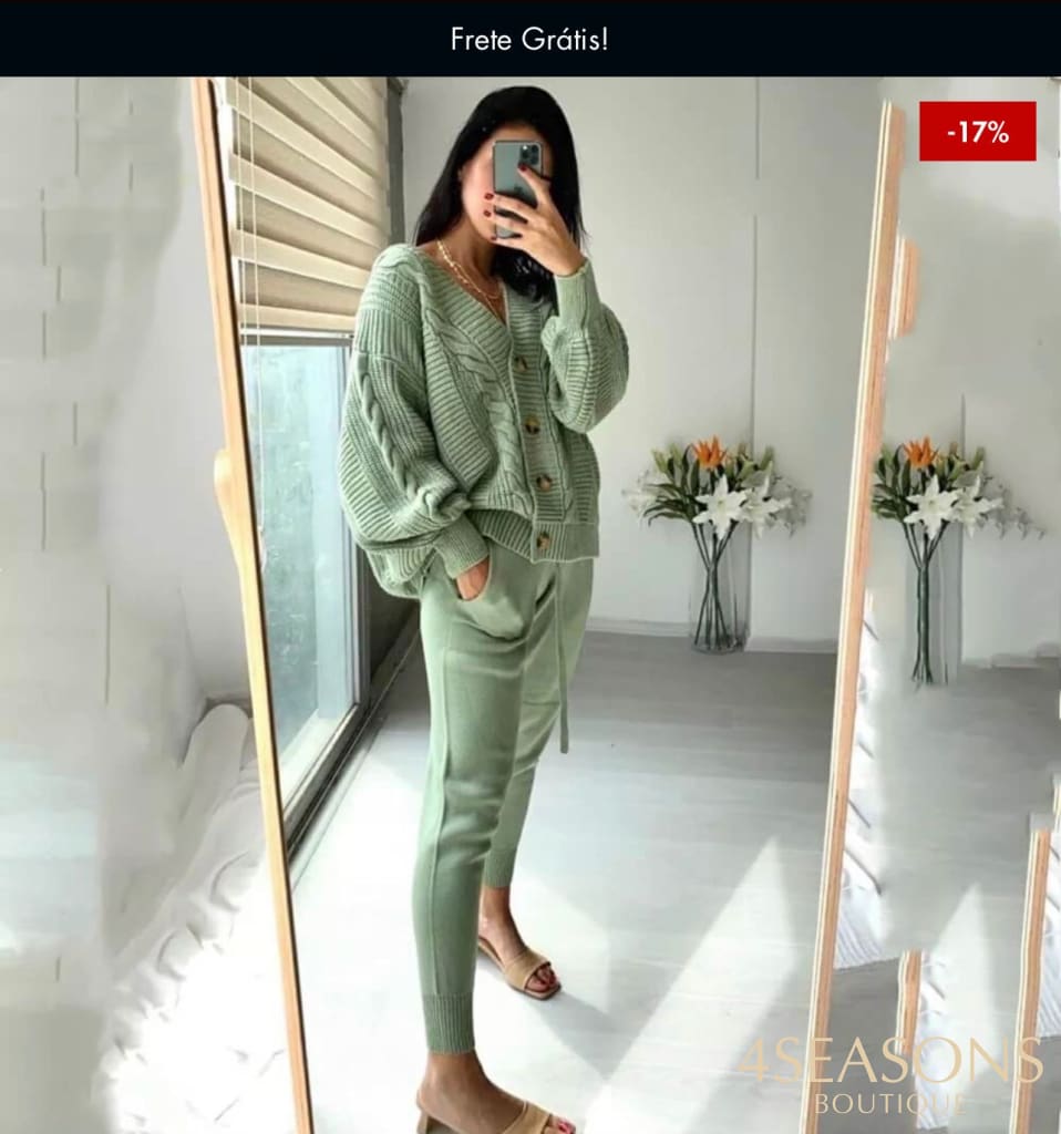 Conjunto Tricô Tânia