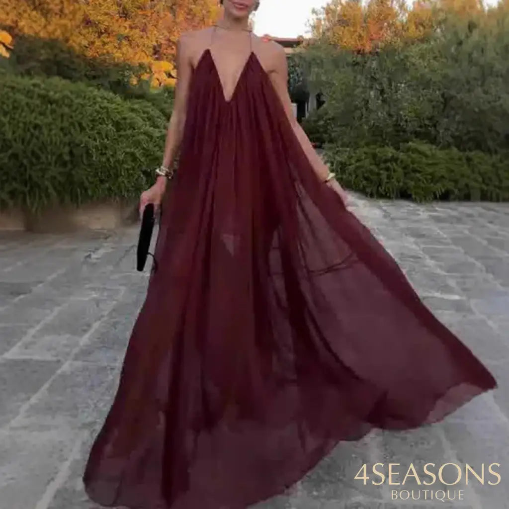 Consuelo Dress Wine / XS