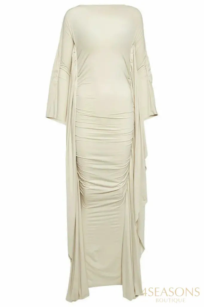 Lilgiuy Tight Sleeved Maxi Dress