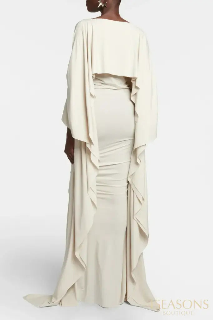 Lilgiuy Tight Sleeved Maxi Dress