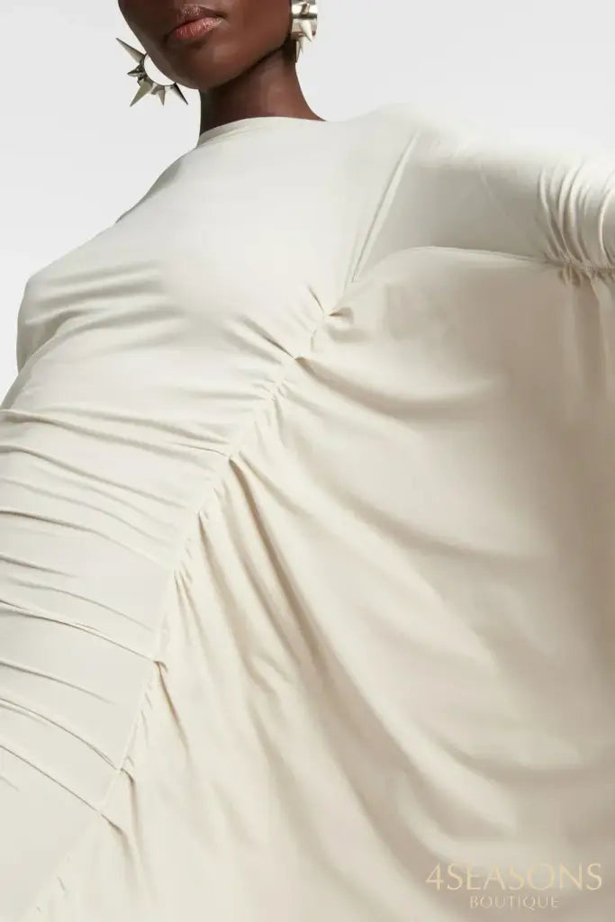 Lilgiuy Tight Sleeved Maxi Dress