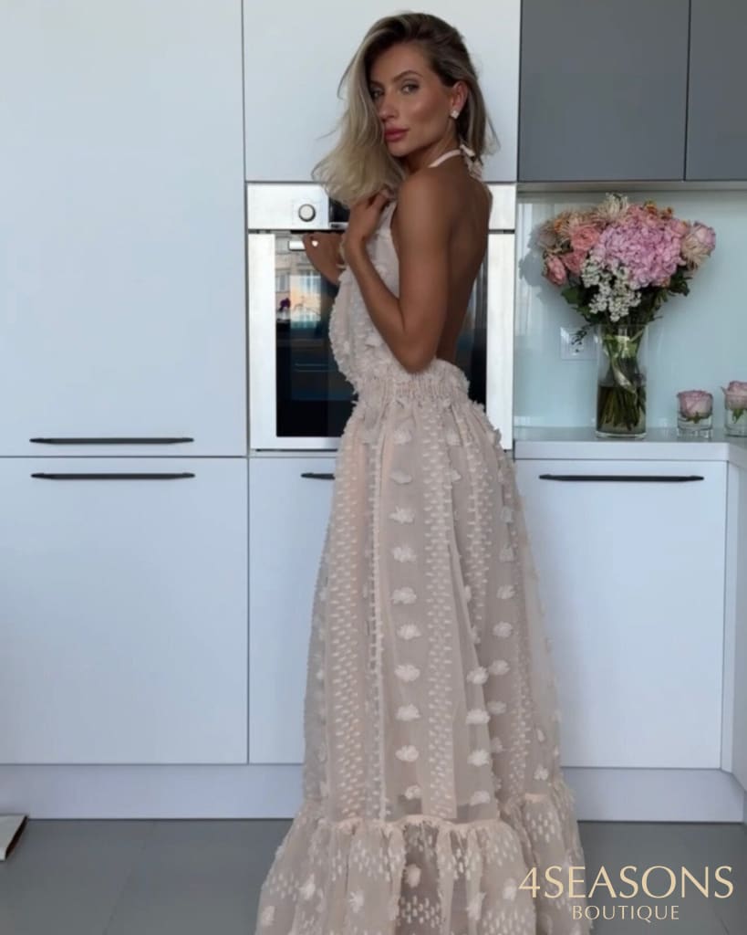 Vestido Loretta Bege / S