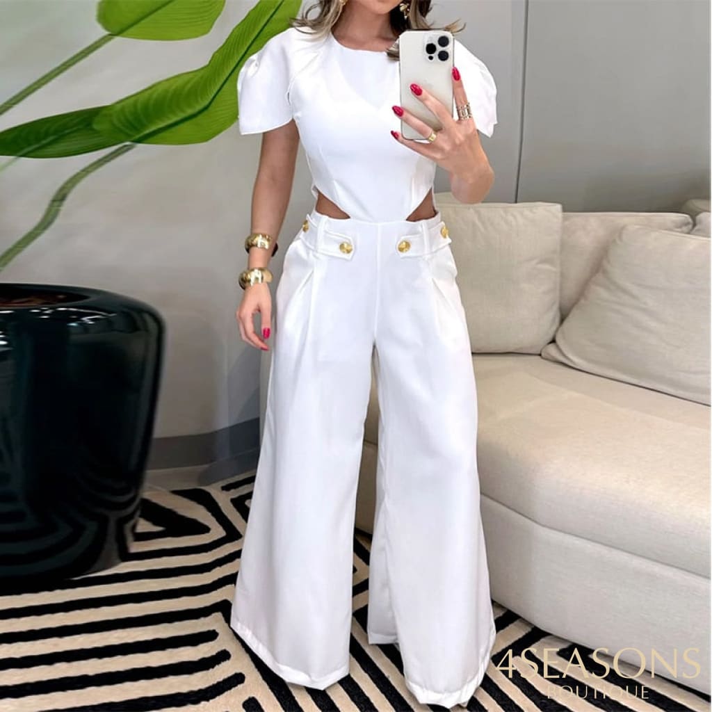 Macacão Antonella Branco / P