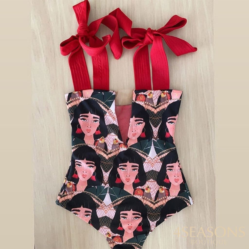 Maiô Louise Estampa 5 / P