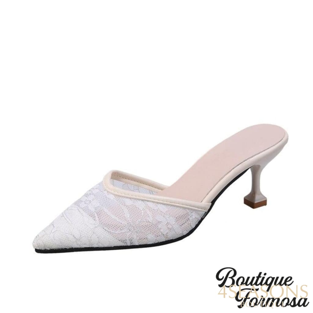 Mule Lace Branco / 33 200001004