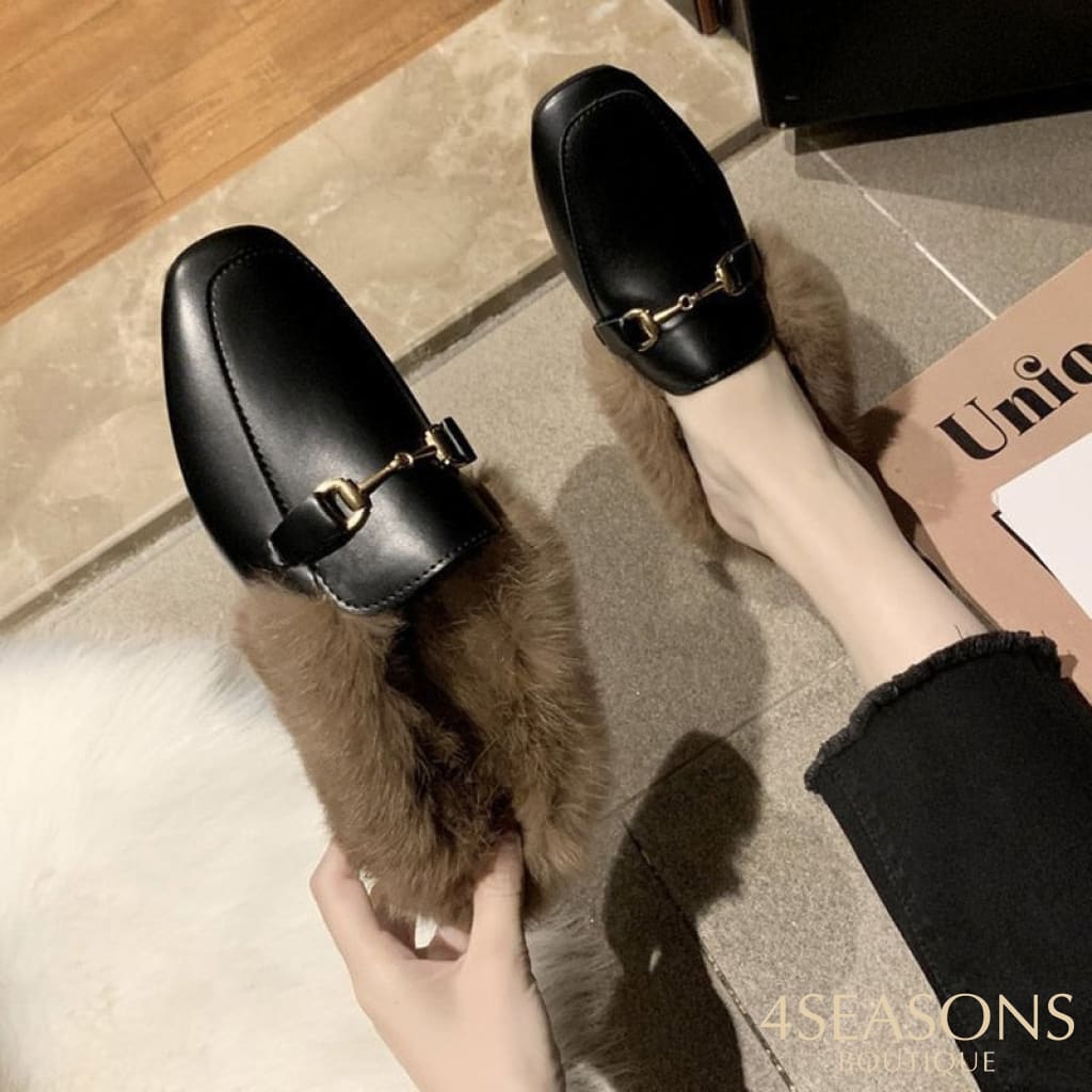 Mule Teodora Preto/bege / 34