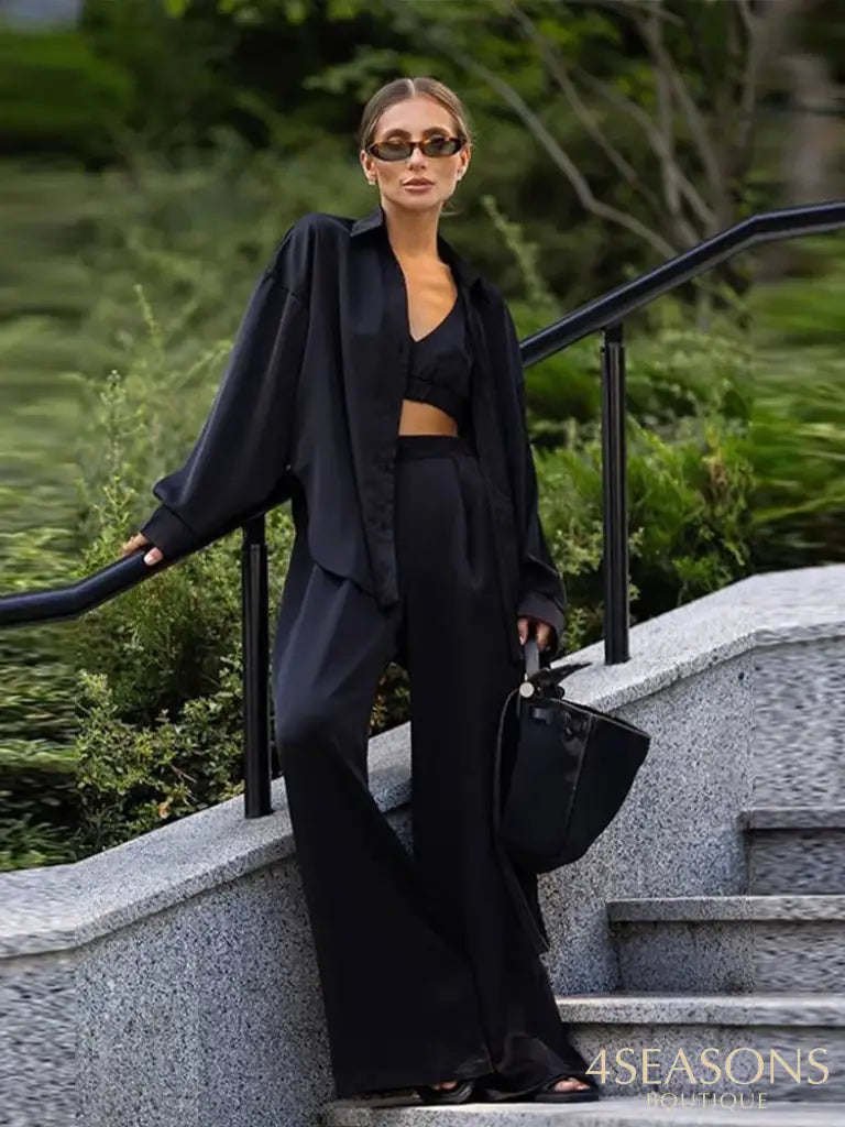 Oklahoma Set 3 pieces Black / S