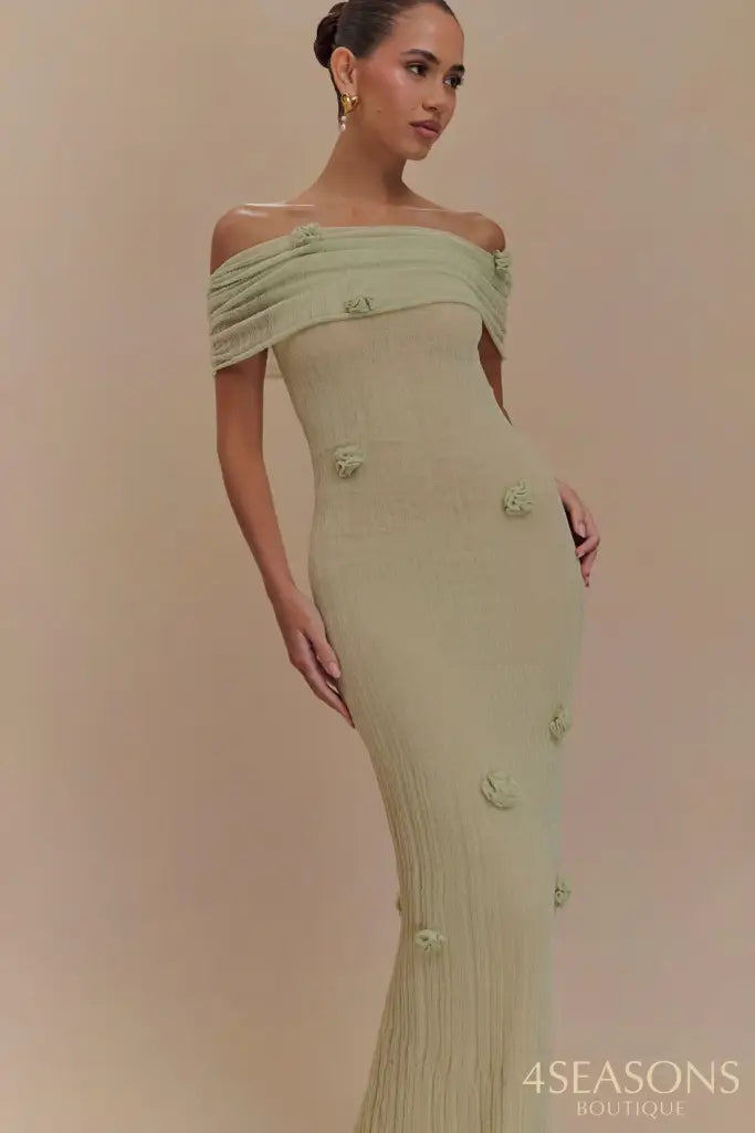 Orchid Knit Maxi Dress