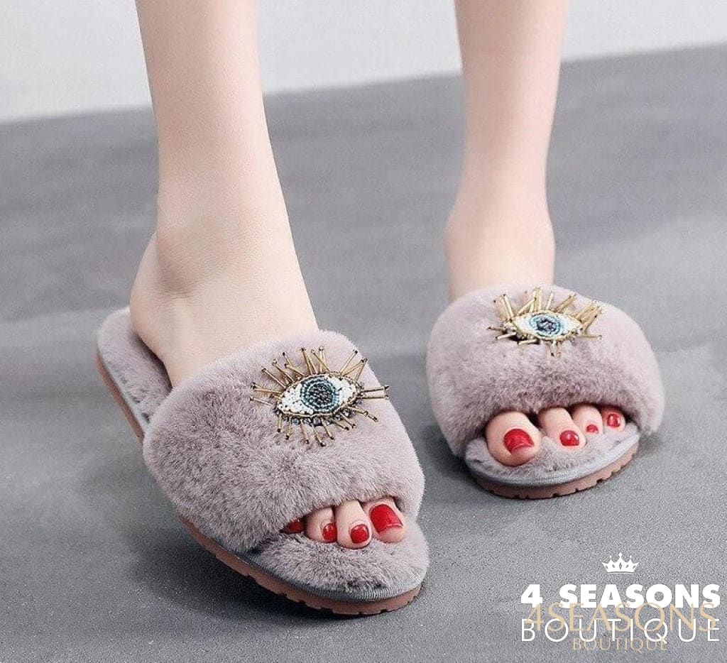 Pantufa Olho Grego - 4 Seasons Boutique