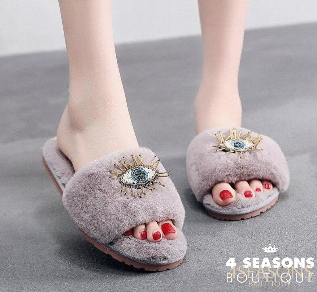 Pantufa Olho Grego - 4 Seasons Boutique
